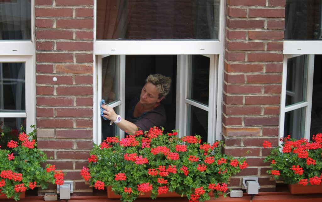 Fensterputzer streifenfrei putzen